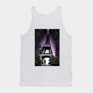 Eiffel tower night aesthetic Tank Top